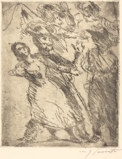 Cavaliers with a Woman