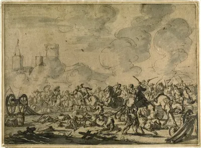 Cavalry and Artillery Battle