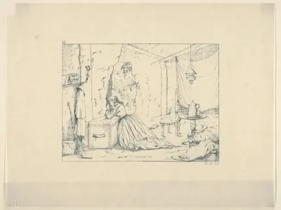 Cave Life in Vicksburg during the Seige (from Confederate War Etchings)