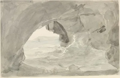 Cave on the shore near Naples