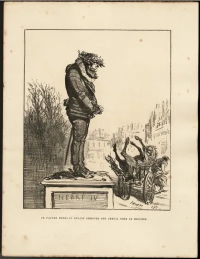 Ce pauver henri iv voyant, from Album du Siége