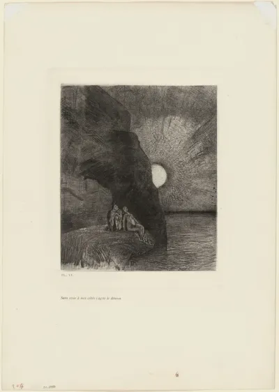 Ceaselessly by my side the demon stirs, plate 7 from Charles Baudelaire's Flowers of Evil