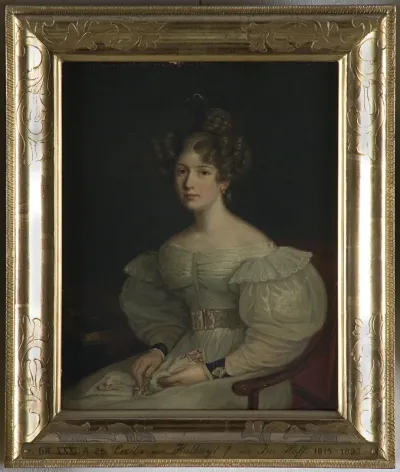 Cecilie von Hallwyl, née von Im Hoff (1815-1893), 1918 copy after 1830s original by unknown painter