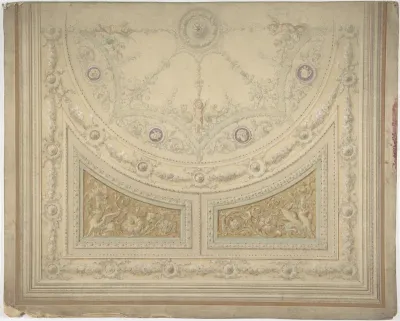 Ceiling Design, Half of a Circle