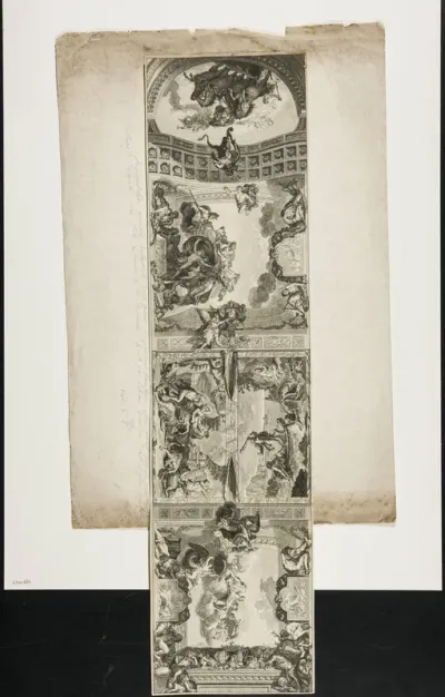 Ceiling with the apotheosis of Hercules