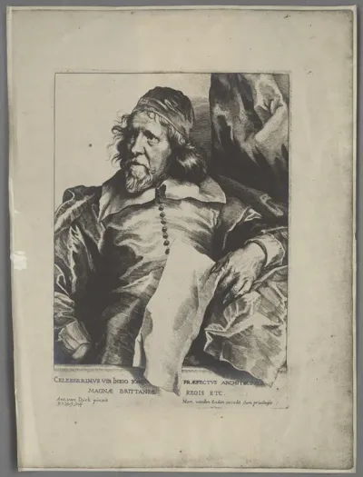 Celeberrimus vir Inigo Jones praefectus architecturae magnae Brittaniae Regis etc