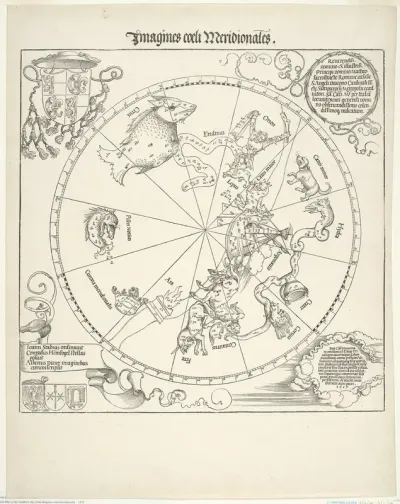 Celestial Map of the Southern Sky (Imagines coeli meridionalis)