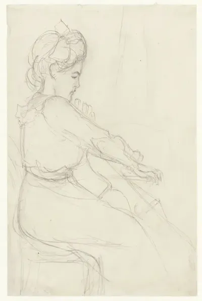 Cellospelende vrouw