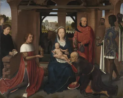 Central Panel of the Triptych of Jan Floreins
