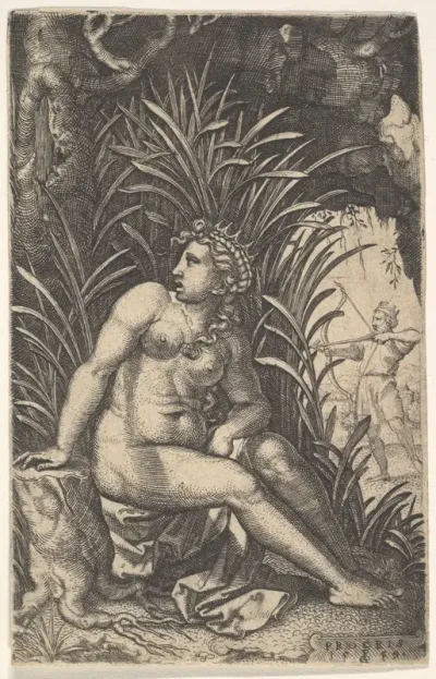 Cephalus and Procris, from "Four Mythological Scenes"