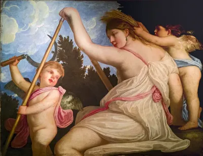 Cérès avec deux Putti