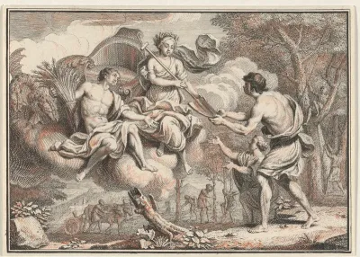 Ceres verschijnt aan de boeren