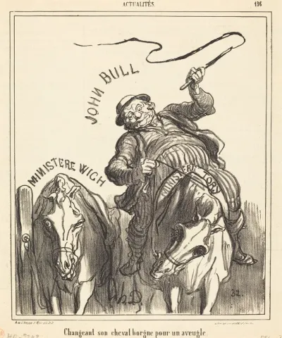 Changeant son cheval borgne pour un aveugle