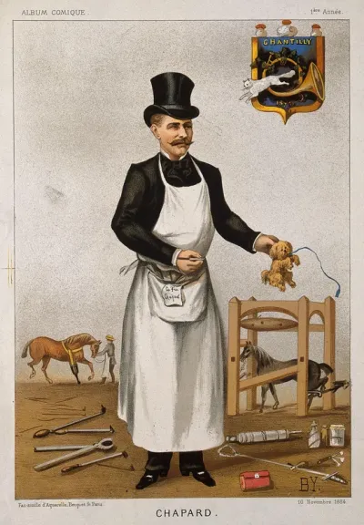 Chapard, veterinarian at Chantilly