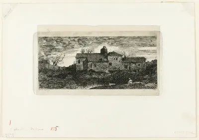 Chapel and Pilgrim's Hospice at Harambeltz (Basses-Pyrenees)