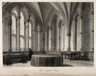 Chapter House, Oxford: interior