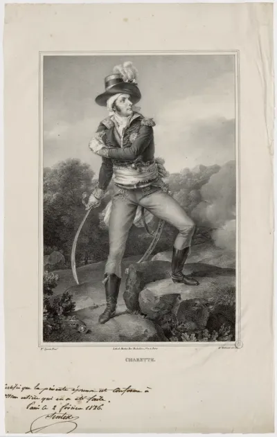 Charette. P.re Guérin pinx.t. Lith. de Sentex. Z.in Belliard del. 1826