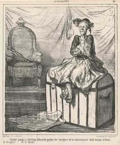 Chargé ... de garder les insignes de la souverainté