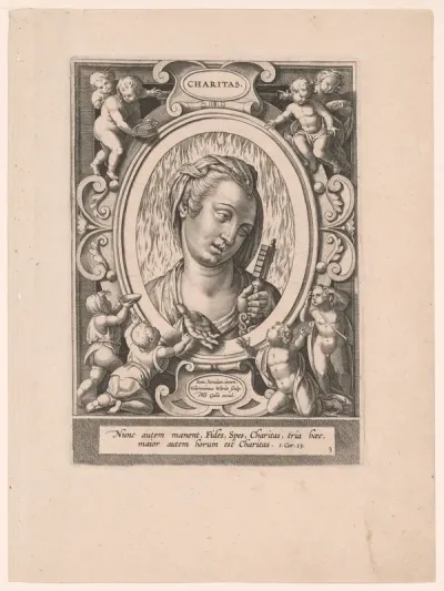 Charitas, plate 3 from The Seven Virtues