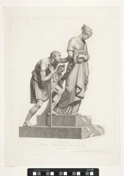 Charity in the Funerary Monument of Maria Christina of Austria
