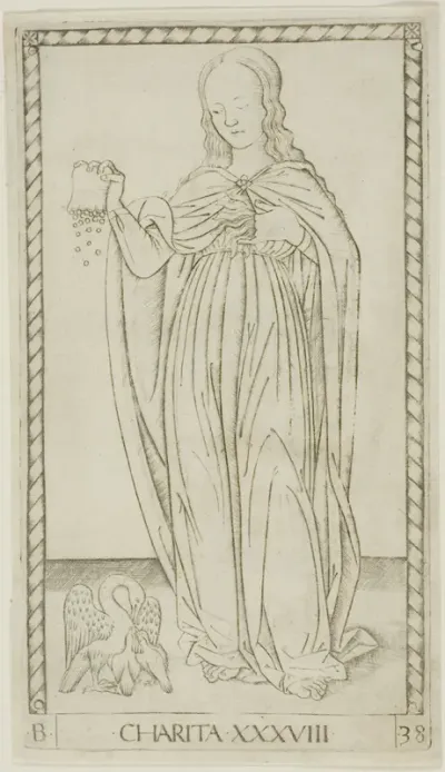 Charity, plate 38 from Genii and Virtues