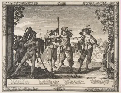 Charivari, plate 3 from "Le Mariage à la Campagne"