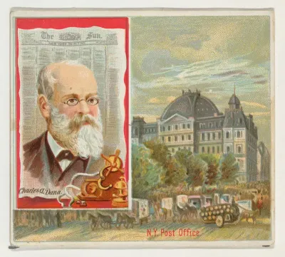 Charles A. Dana, The New York Sun, from the American Editors series (N35) for Allen & Ginter Cigarettes