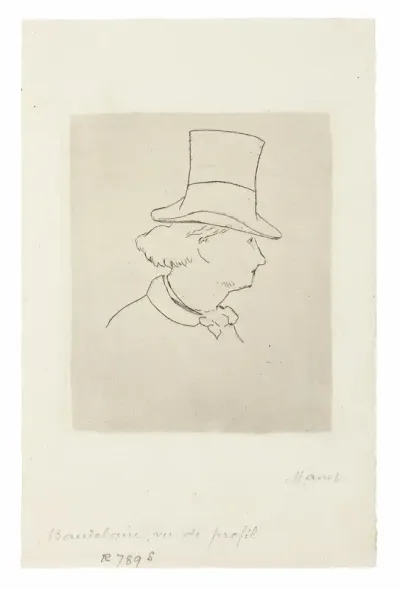 Charles Baudelaire, In Profile II