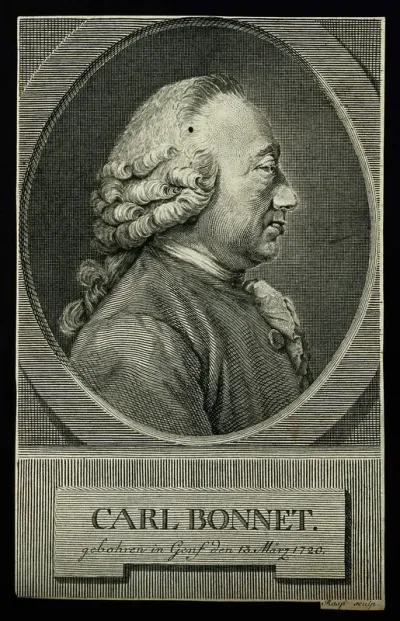 Charles Bonnet. Line engraving by Rasp