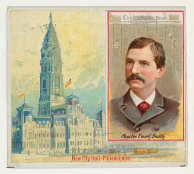 Charles Emory Smith, The Philadelphia Press, from the American Editors series (N35) for Allen & Ginter Cigarettes