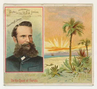 Charles H. Jones, Jacksonville Times Union, from the American Editors series (N35) for Allen & Ginter Cigarettes
