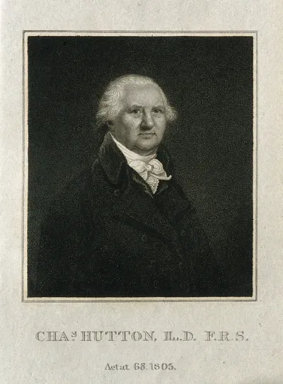 Charles Hutton. Stipple engraving, 1805