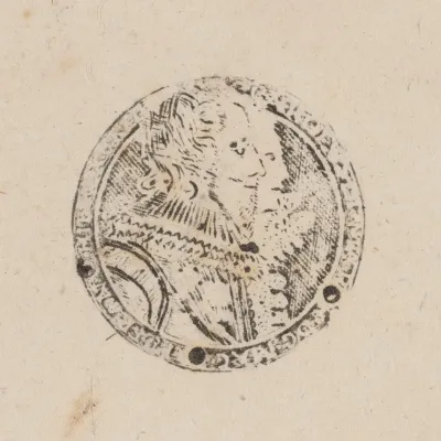 Charles I and Henrietta Maria Facing to the Right [left half]