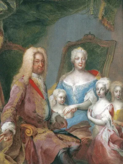 Charles VI, Holy Roman Emperor with his family.