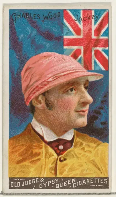 Charles Wood, Jockey, from the Goodwin Champion series for Old Judge and Gypsy Queen Cigarettes