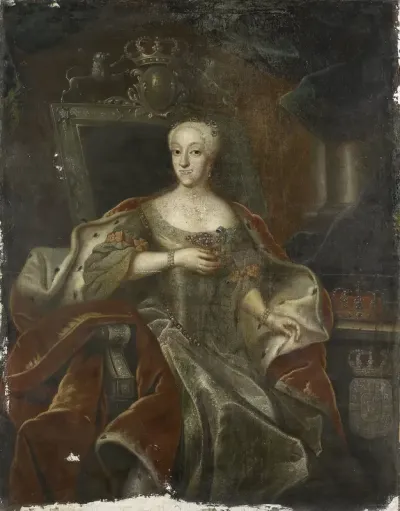 Charlotte Amalie (1706-82). Dochter van Frederik IV, koning van Denemarken