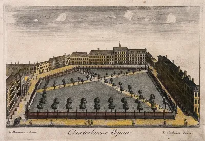 Charterhouse Square, London: a bird's-eye view