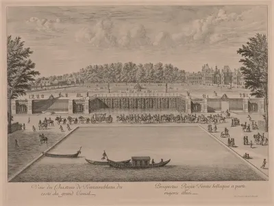 Chateau Fontainebleau from the Grand Canal