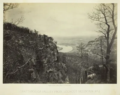 Chattanooga Valley from Lookout Mountain, No. 2