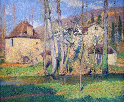 Chaumières au printemps