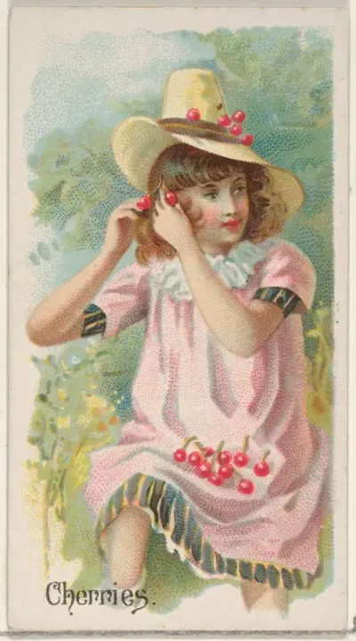 Cherries, from the Fruits series (N12) for Allen & Ginter Cigarettes Brands