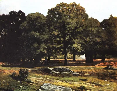 Chestnuts Tree Alley in La Celle-Saint-Cloud
