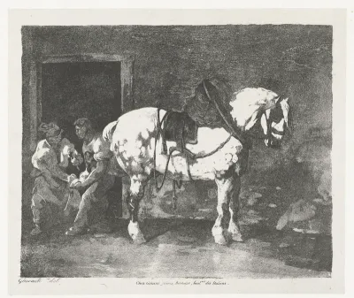 Cheval que l'on ferre