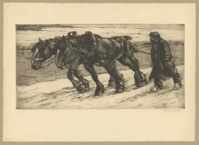 Chevaux de hâlage