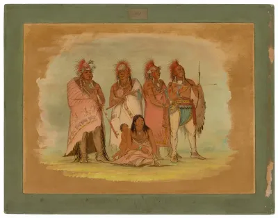Chief and Members of the Konza Tribe