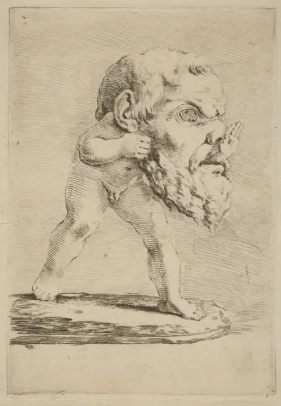 Child Wearing a Mask