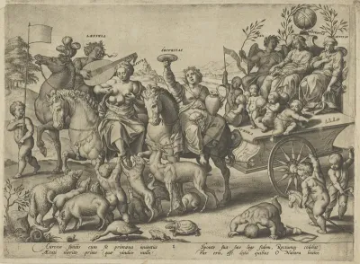 Childhood (Dawn), from "The Four Ages of Man and Death with the Last Judgment"