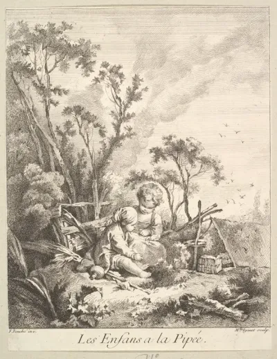 Children Catching Birds