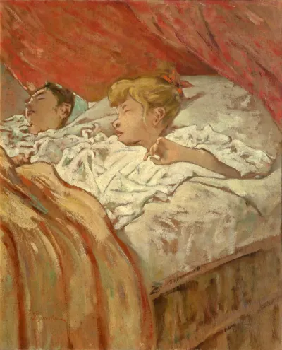 Children Caught in Their Sleep, Telemaco Signorini