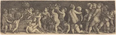 Children Harvesting Grapes